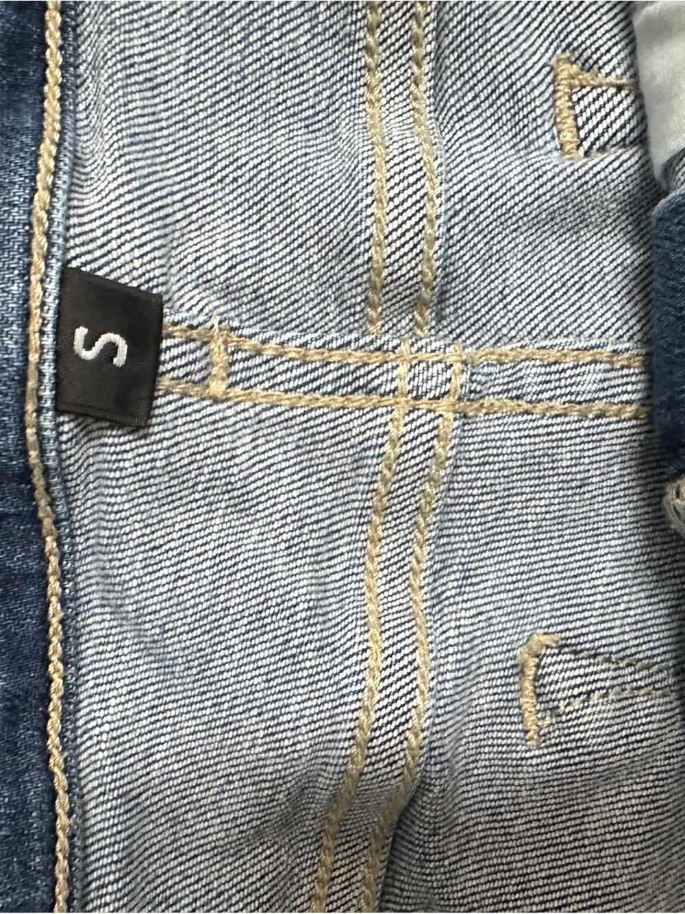 Judy Blue Distressed Medium Wash Denim Shorts - Picture 3 of 4